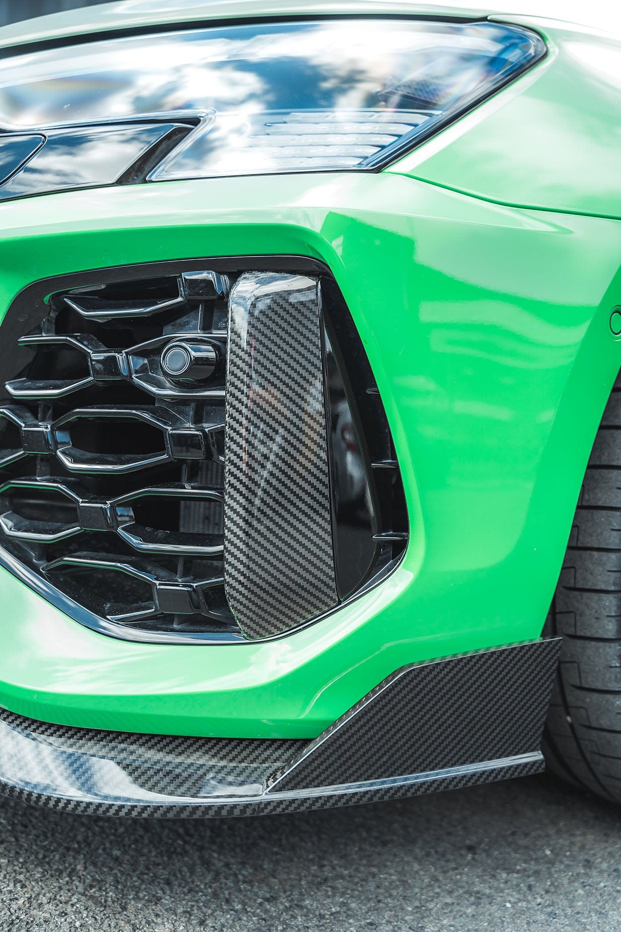 AUDI RS3 8Y 2022-2024 CARBON FIBRE FRONT BUMPER CORNERS - CT DESIGN