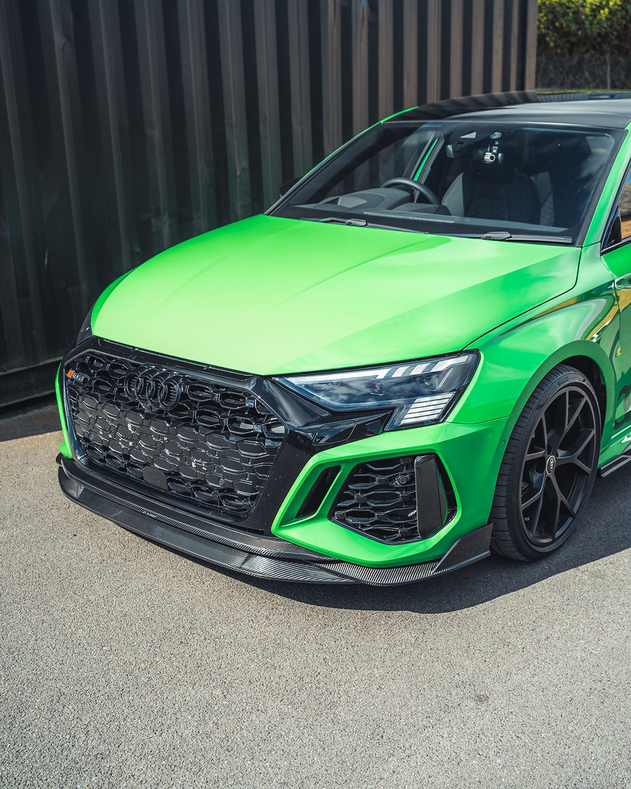 AUDI RS3 8Y 2022-2024 CARBON FIBRE FRONT BUMPER CORNERS - CT DESIGN