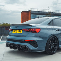 AUDI RS3 8Y 2022-2024 SALOON CARBON FIBRE DIFFUSER V1 - CT DESIGN