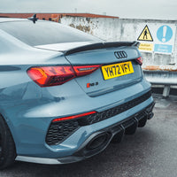 AUDI RS3 8Y 2022-2024 SALOON CARBON FIBRE DIFFUSER V1 - CT DESIGN