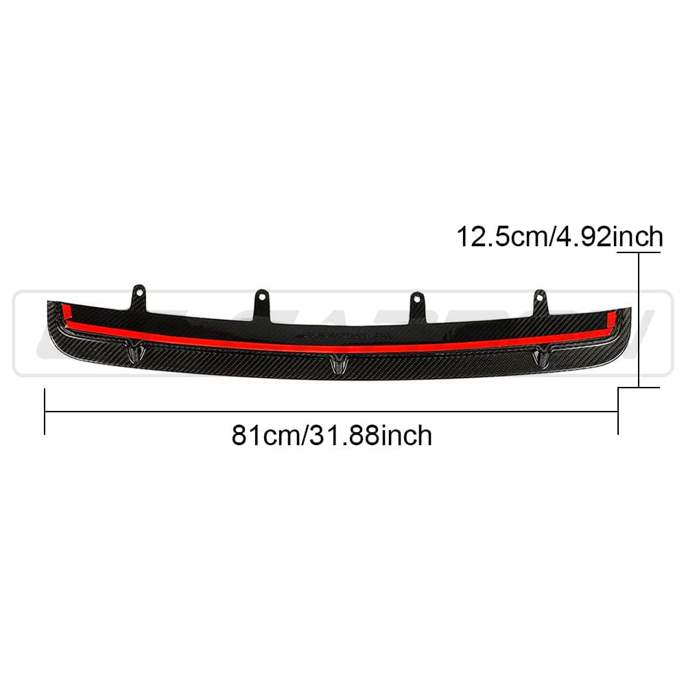 BMW F90 M5 2017+CARBON FIBRE MIDDLE SPLITTER - V6