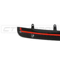 BMW F90 M5 2017+CARBON FIBRE MIDDLE SPLITTER - V6