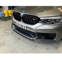 BMW F90 M5 2017+CARBON FIBRE MIDDLE SPLITTER - V6