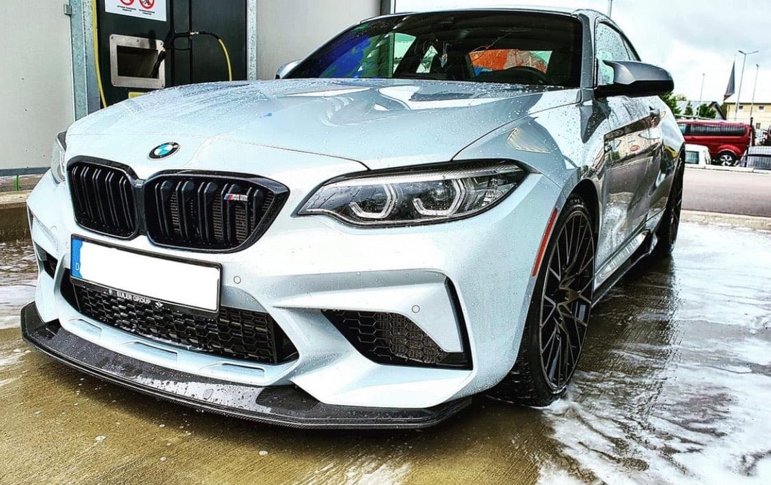 BMW M2C F87 2018-2021 CARBON FIBRE SPLITTER - V6