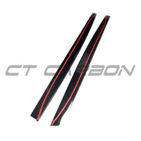 BMW M3/M4 F80/F82/F83 2014-2020 CARBON FIBRE SIDE SKIRTS - V1