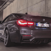 BMW M3/M4 (F80 F82 F83) CARBON FIBRE DIFFUSER WITH DTM LIGHT - V5