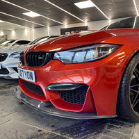 BMW M3/M4 (F80 F82 F83) CARBON FIBRE SPLITTER - V7 - CT DESIGN