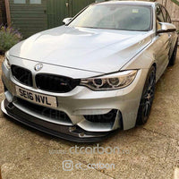 BMW M3/M4 (F80 F82 F83) 2014-2020 CARBON FIBRE SPLITTER - V5