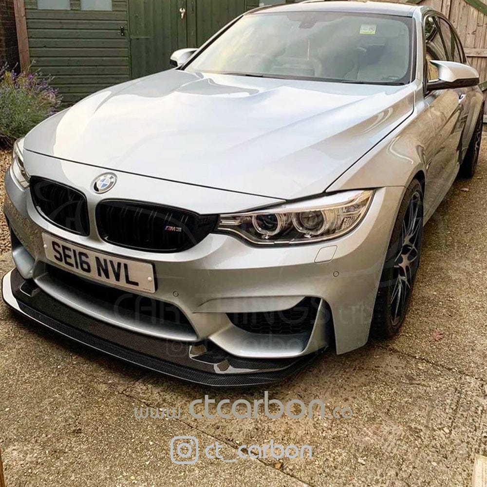 BMW M3/M4 (F80 F82 F83) 2014-2020 CARBON FIBRE SPLITTER - V5