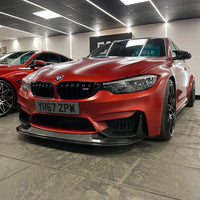 BMW M3/M4 (F80 F82 F83) 2014-2020 CARBON FIBRE SPLITTER - V5