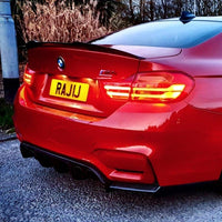 BMW M4 F82 2014-2020 CARBON FIBRE SPOILER - V4