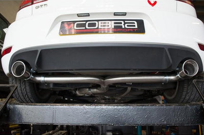 Cobra Exhausts - VW Golf GT (MK6) 2.0 TDi 140PS (5K) (09-13) Venom Box Delete GTI Style Cat Back Performance Exhaust