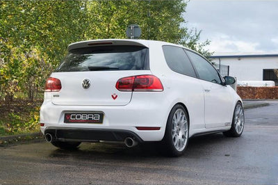 Cobra Exhausts - VW Golf GTD (Mk6) 2.0 TDI (5K) (09-13) Venom Box Delete GTI Style Cat Back Performance Exhaust