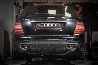 Cobra Exhausts - Mercedes W204 C200/C220/C250 (Diesel) AMG Quad Performance Exhaust