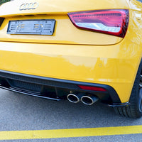Maxton Design - REAR CENTRAL SPLITTER AUDI S1 MK1 (2014-2018)