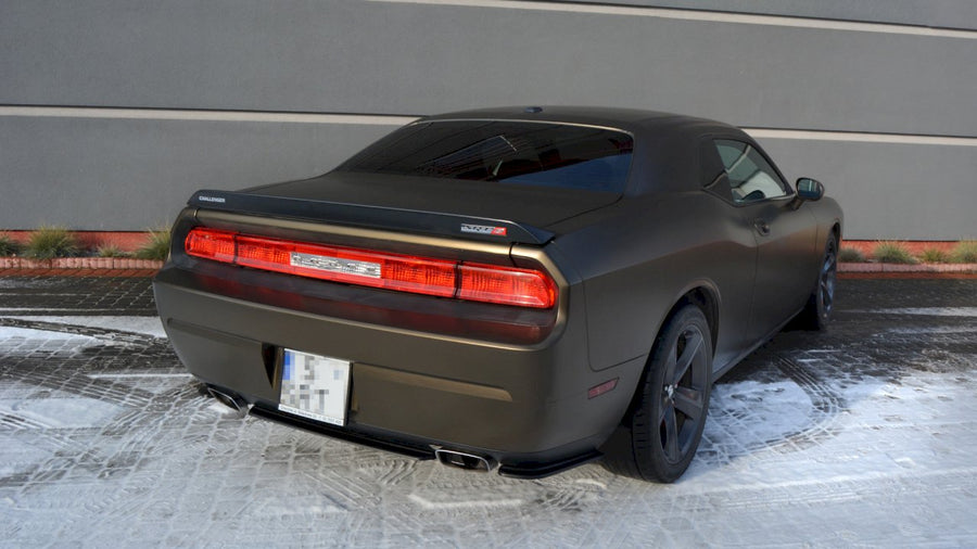 Maxton Design - CENTRAL REAR SPLITTER DODGE CHALLENGER MK3 PHASE-1 SRT ...