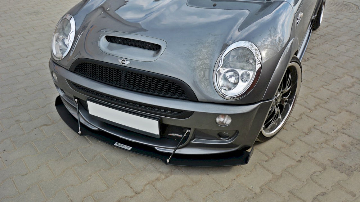 Maxton Design - FRONT RACING SPLITTER MINI R53 COOPER S JCW (2003-2006)