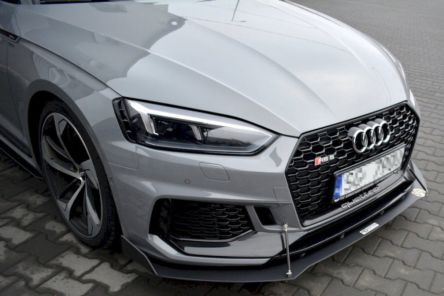 Maxton Design - RACING FRONT SPLITTER V.2 AUDI RS5 F5 COUPE / SPORTBACK