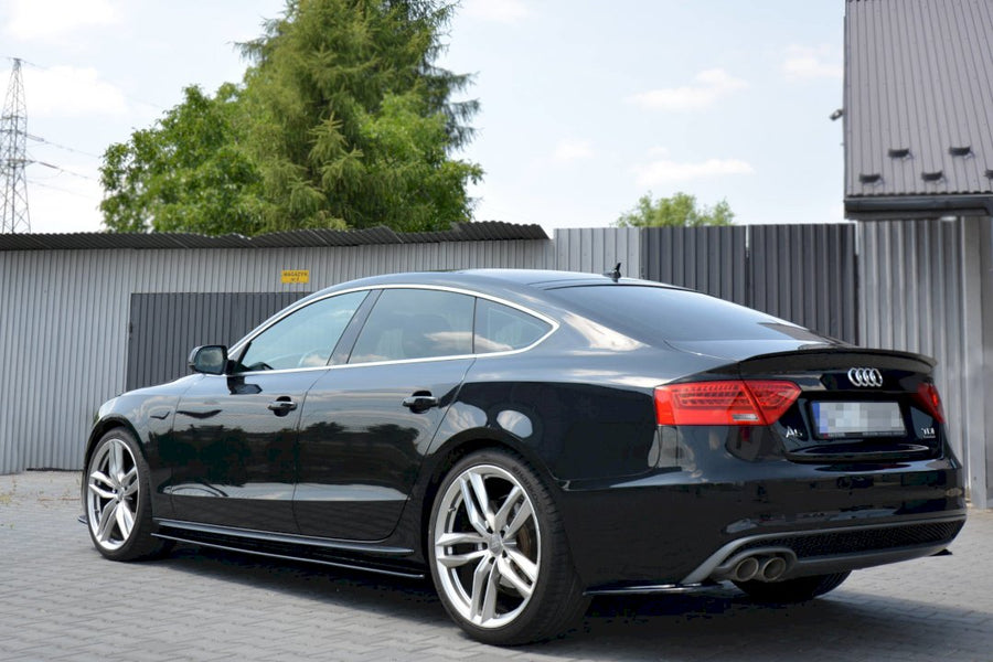 Maxton Design - REAR SIDE SPLITTERS AUDI A5 SPORTBACK S-LINE MK1 FACELIFT (8T) (2011-2016)