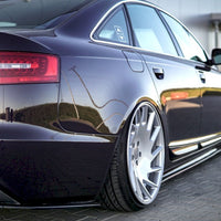 Maxton Design - REAR SIDE SPLITTERS AUDI A6 C6 S-LINE FACELIFT SEDAN (2008-2011)