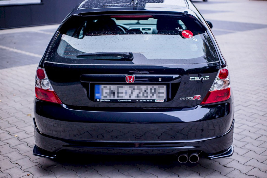 Maxton Design - REAR SIDE SPLITTERS HONDA CIVIC EP3 (MK7) TYPE-R/S FAC ...