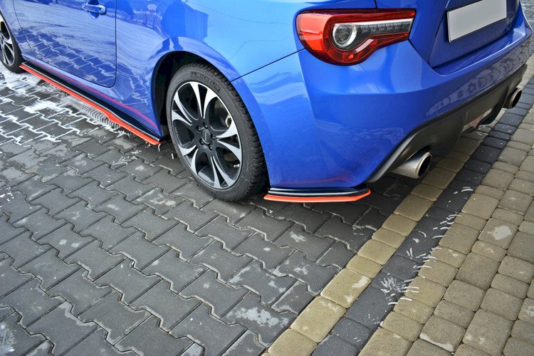 Maxton Design -Rear Side Splitters V.2 Subaru BRZ Mk1 / Mk1 Facelift