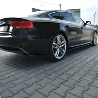 Maxton Design - SIDE SKIRTS SPLITTERS AUDI A5 SPORTBACK S-LINE MK1 FACELIFT (8T) (2011-2016)