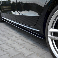 Maxton Design - SIDE SKIRTS SPLITTERS AUDI A5 SPORTBACK S-LINE MK1 FACELIFT (8T) (2011-2016)