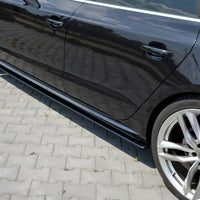 Maxton Design - SIDE SKIRTS SPLITTERS AUDI A5 SPORTBACK S-LINE MK1 FACELIFT (8T) (2011-2016)