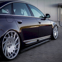 Maxton Design - SIDE SKIRTS SPLITTERS AUDI A6 C6 S-LINE PRE-FACELIFT (2004-2008)