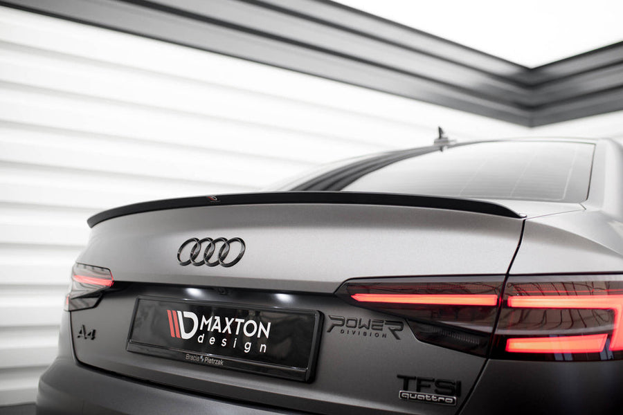 Maxton Design - Spoiler Cap V.2 Audi S4 / A4 Standard / S-Line / Competition Sedan B9 / B9 Facelift