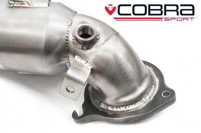 Cobra Exhausts - Ford Fiesta (Mk7) ST 180/200 Front Pipe Sports Cat / De-Cat Performance Exhaust