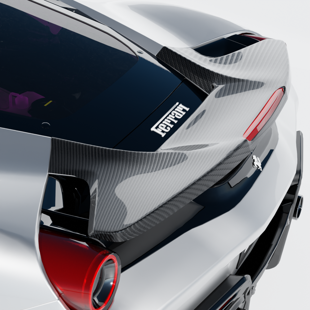 FERRARI 488 PISTA CARBON FIBRE KIT - CT DESIGN