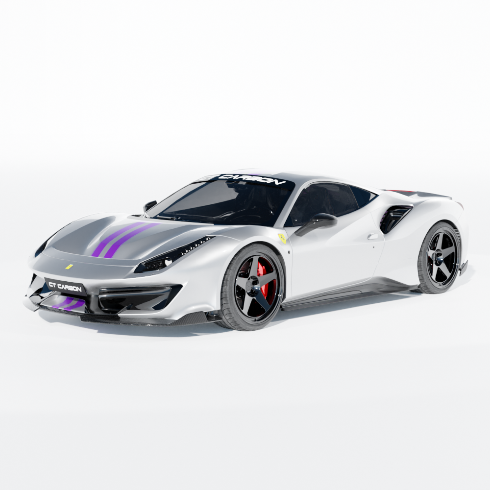 FERRARI 488 PISTA CARBON FIBRE KIT - CT DESIGN