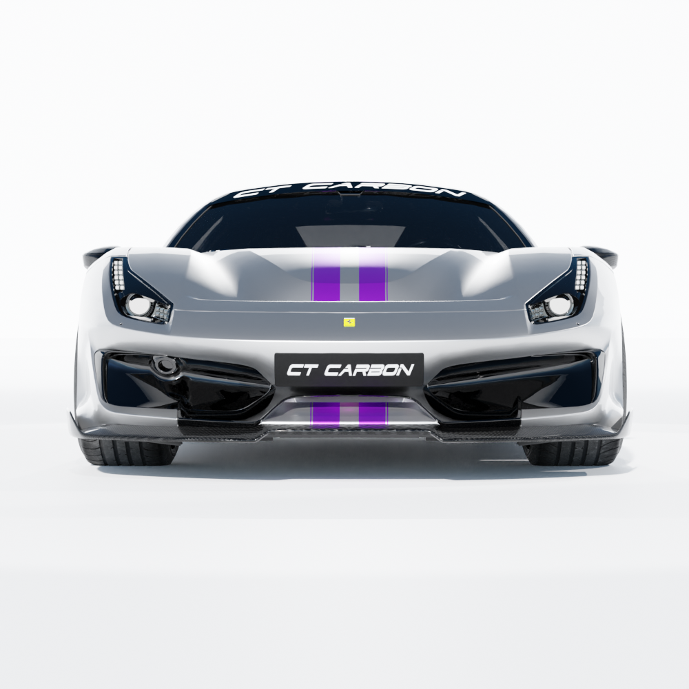 FERRARI 488 PISTA CARBON FIBRE KIT - CT DESIGN
