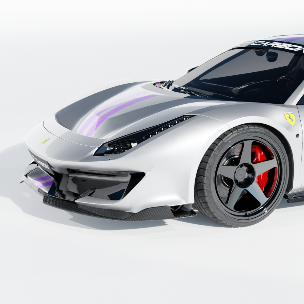 FERRARI 488 PISTA CARBON FIBRE KIT - CT DESIGN