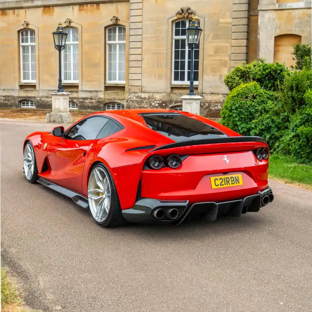 FERRARI 812 SUPERFAST & GTS CARBON FIBRE SIDE SKIRT EXTENSION - CT DESIGN
