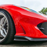 FERRARI 812 SUPERFAST & GTS CARBON FIBRE SPLITTER- CT DESIGN