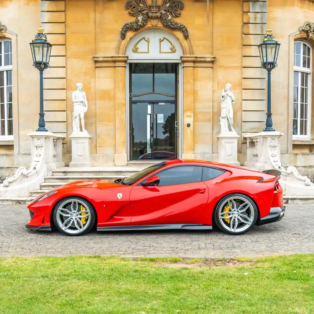 FERRARI 812 SUPERFAST & GTS CARBON FIBRE SIDE SKIRT EXTENSION - CT DESIGN