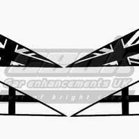 MK8 / MK8.5 Ford Fiesta Front Quarter Window Panels - Flag Edition