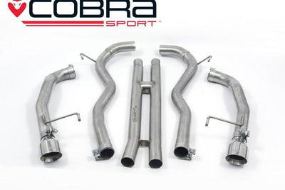 Cobra Exhausts - Ford Mustang 5.0 V8 GT Fastback (2015-18) 2.5" Venom Box Delete Race Cat Back Performance Exhaust