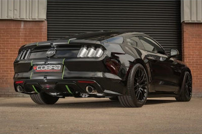 Cobra Exhausts - Ford Mustang 5.0 V8 GT (2015-18) 2.5" Venom Box Delete Axle Back Performance Exhaust