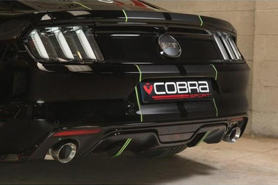 Cobra Exhausts - Ford Mustang 5.0 V8 GT Convertible (2015-18) 2.5" Venom Box Delete Axle Back Performance Exhaust