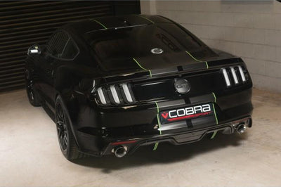 Cobra Exhausts - Ford Mustang 5.0 V8 GT Fastback (2015-18) 2.5" Venom Box Delete Race Cat Back Performance Exhaust