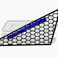 MK8 / MK8.5 Ford Fiesta Front Quarter Window Panels - Ford Performance Hex