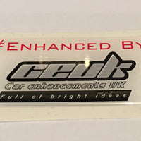 #Enhanced Gel Badge – Premium Car Sticker in Multiple Colours