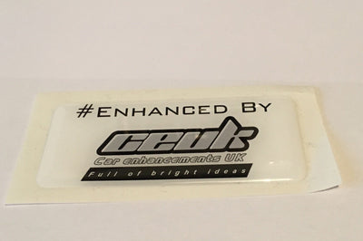 #Enhanced Gel Badge – Premium Car Sticker in Multiple Colours