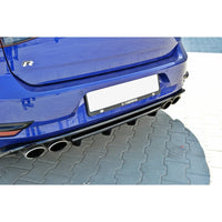 Maxton Design - Rear Splitter Volkswagen Golf R / R-Line Hatchback Mk7 Facelift