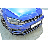 Maxton Design - FRONT SPLITTER V.2 VW GOLF 7 R / R-LINE FACELIFT