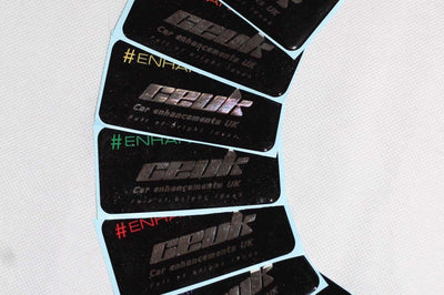 #Enhanced Gel Badge – Premium Car Sticker in Multiple Colours